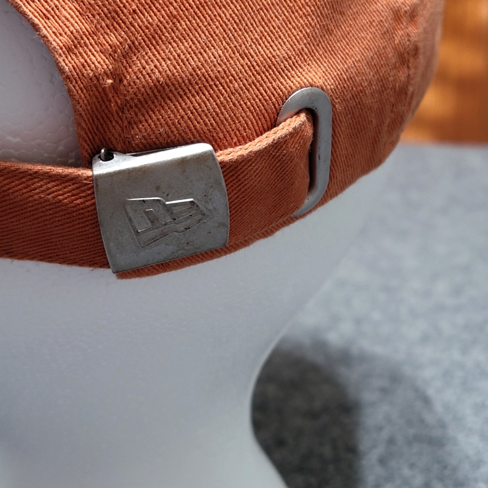 Texas Longhorns Hat Dad Cap Womens Burnt Orange New Era 9twenty Strapback Curve — image 6 of 8